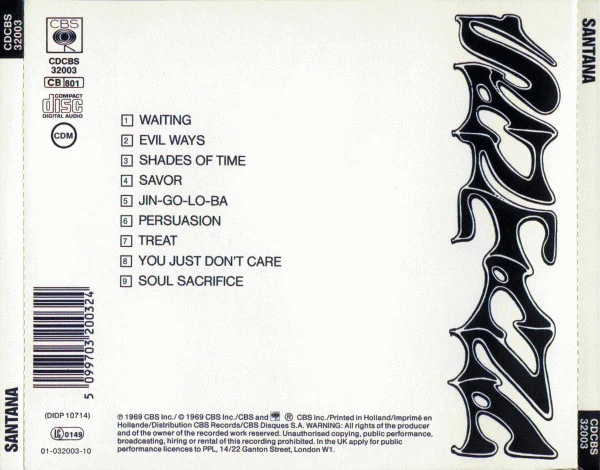 Santana - Santana (CD, Album, RE) - Image 2