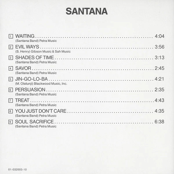 Santana - Santana (CD, Album, RE) - Image 4