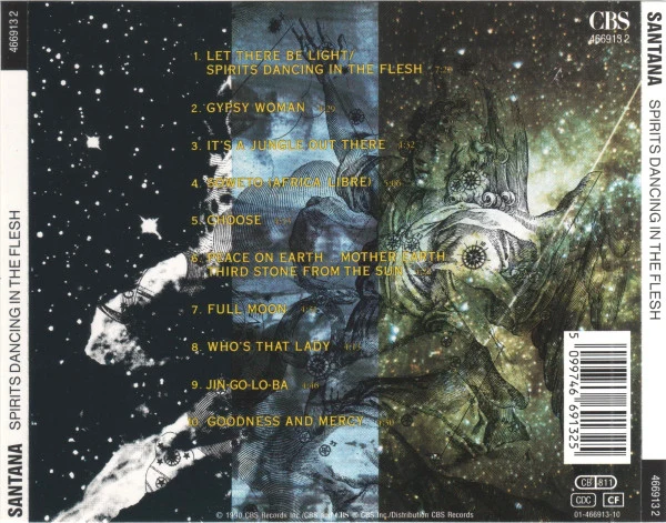 Santana - Spirits Dancing In The Flesh (CD, Album) - Image 2