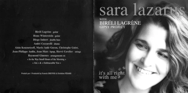 Sara Lazarus With Biréli Lagrène Gipsy Project - It's All Right With Me (CD, Album) - Image 2