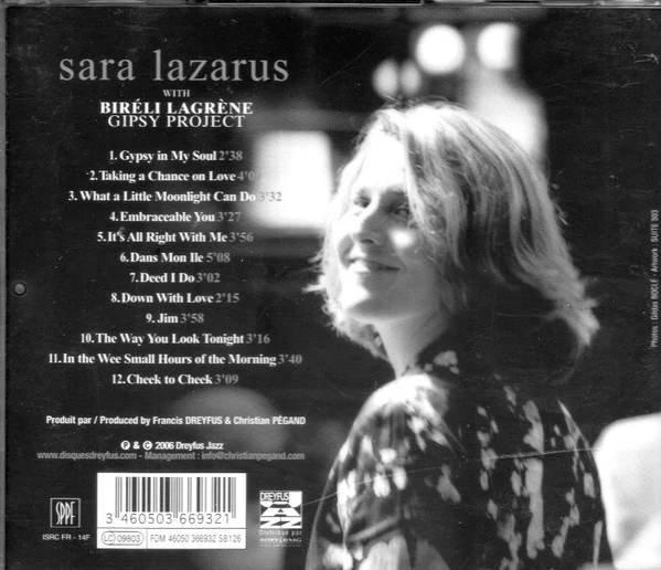 Sara Lazarus With Biréli Lagrène Gipsy Project - It's All Right With Me (CD, Album) - Image 4