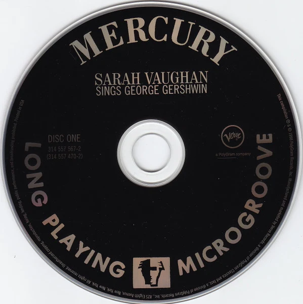 Sarah Vaughan - Sings George Gershwin (2xCD, RE) - Image 5