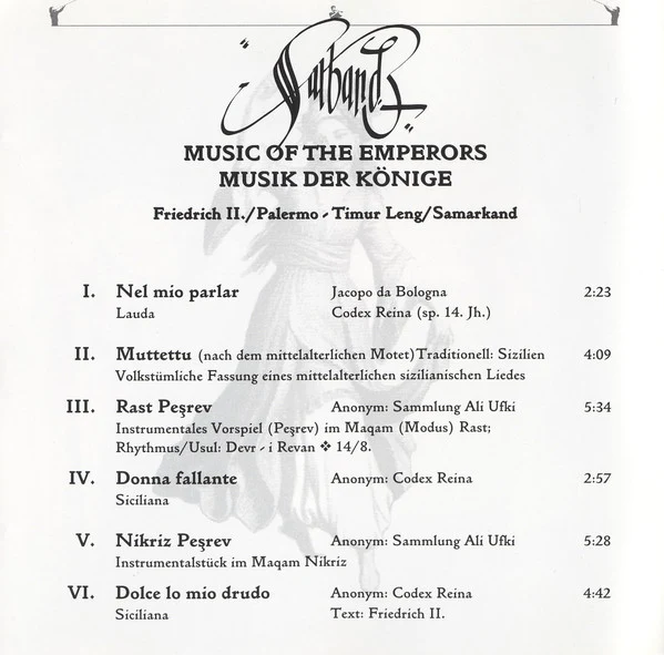 Sarband - Music Of The Emperors (CD, Album) - Image 5
