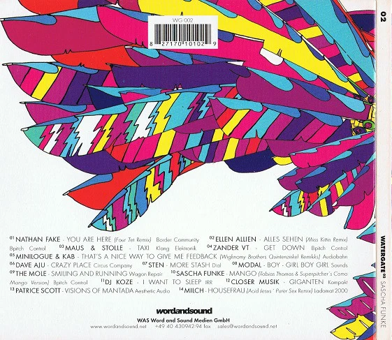 Sascha Funke - Watergate 02 (CD, Mixed) - Image 2