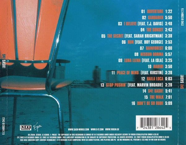 Sash! - S4! Sash! (CD, Album, Copy Prot.) - Image 3
