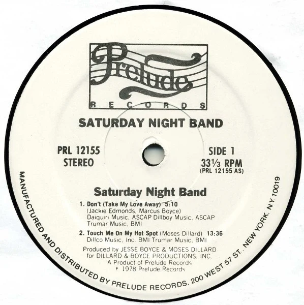 Saturday Night Band - Come On Dance, Dance (LP, Album) - Image 3