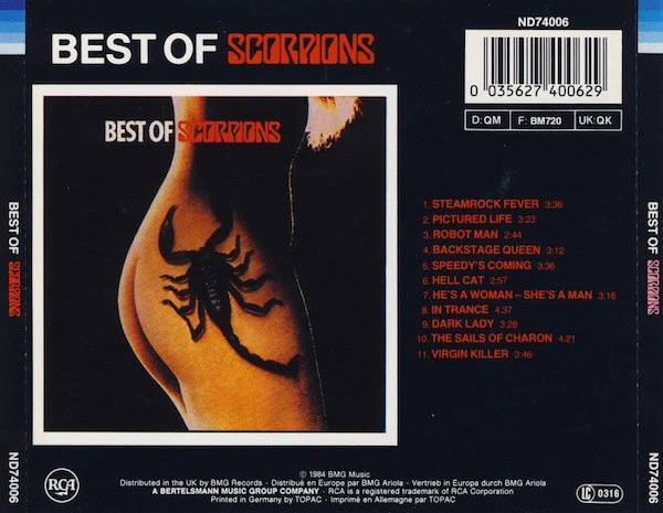 Scorpions - Best Of Scorpions (CD, Comp, RE) - Image 2