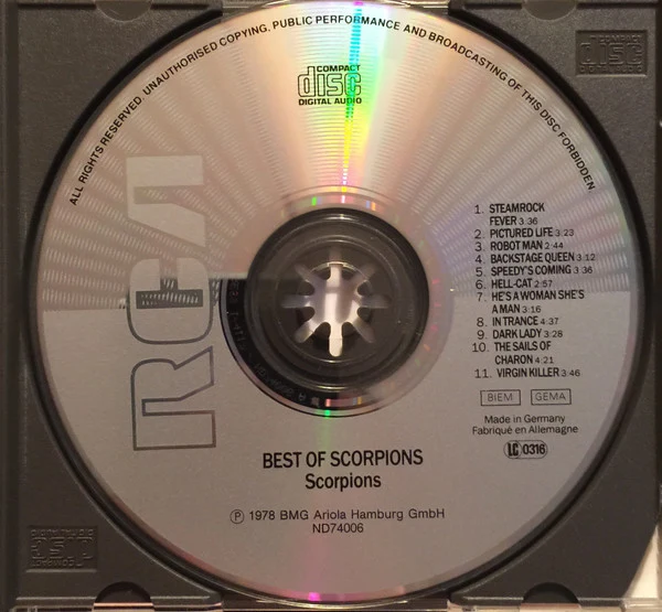 Scorpions - Best Of Scorpions (CD, Comp, RE) - Image 3