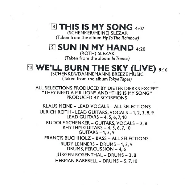 Scorpions - Best Of Scorpions - Vol. 2 (CD, Comp, RE) - Image 5