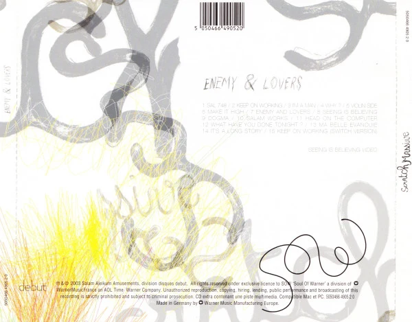 Scratch Massive - Enemy & Lovers (CD, Album, Enh) - Image 3