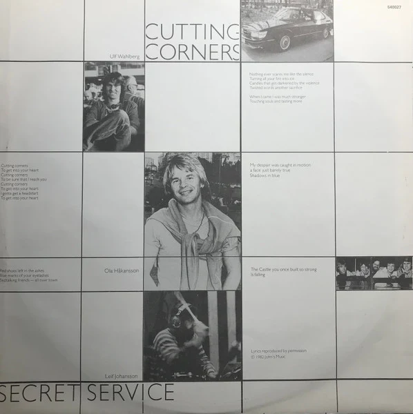 Secret Service - Cutting Corners (LP, Album) - Image 5