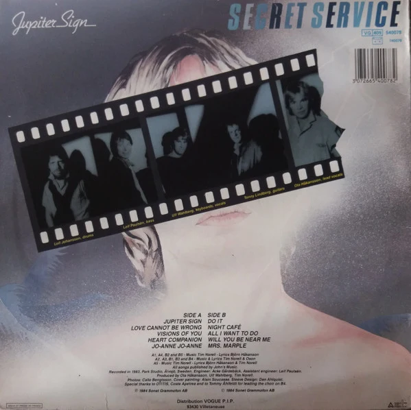 Secret Service - Jupiter Sign (LP, Album) - Image 2