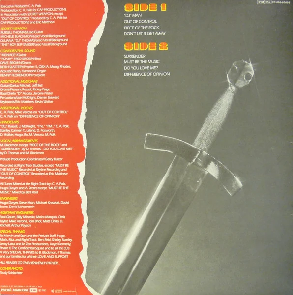 Secret Weapon  - Secret Weapon (LP, Album) - Image 2