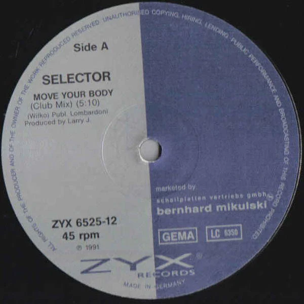Selector - Move Your Body (12") - Image 3