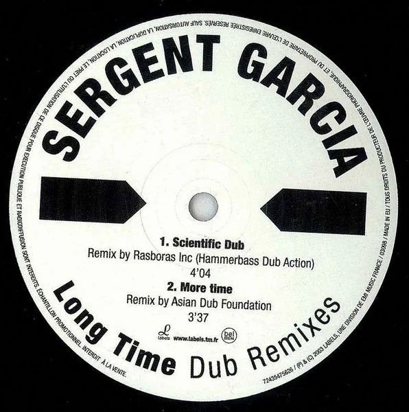 Sergent Garcia - Long Time (Dub Remixes) (12")