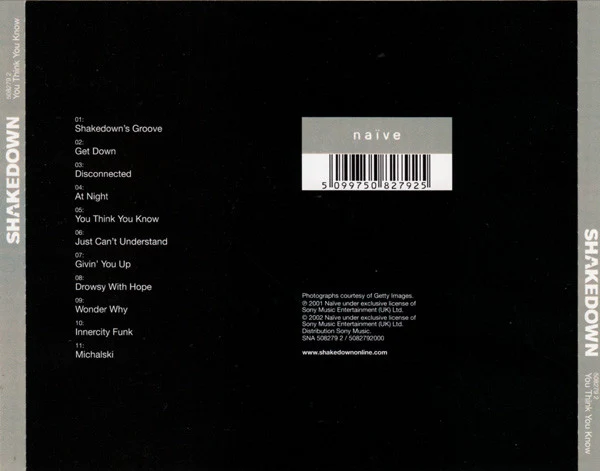 Shakedown - You Think You Know (CD, Album) - Image 5