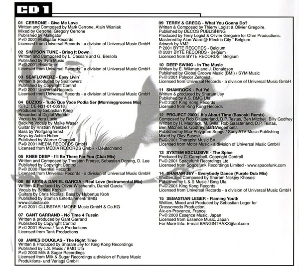 Sharam Jey - In The Mix Vol. 1 (2xCD, Mixed) - Image 2