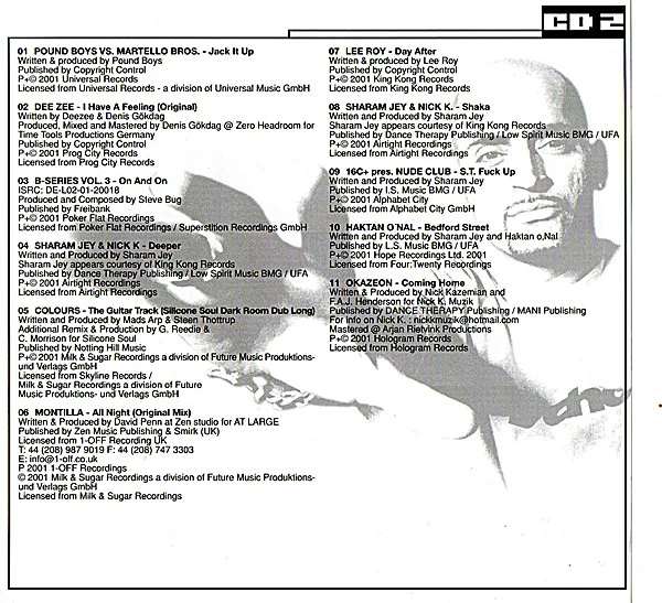 Sharam Jey - In The Mix Vol. 1 (2xCD, Mixed) - Image 3