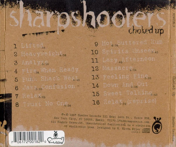Sharpshooters - Choked Up (CD, Album) - Image 2