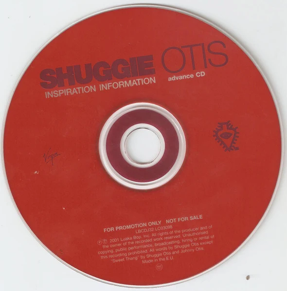 Shuggie Otis - Inspiration Information (CD, Advance, Album, Promo, RE, RM) - Image 3