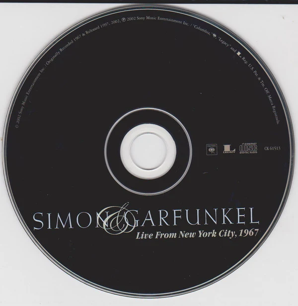 Simon & Garfunkel - Live From New York City, 1967 (CD, Album, RE) - Image 3