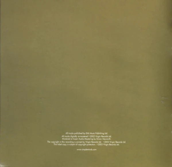 Simple Minds - Once Upon A Time (CD, Album, RE, RM) - Image 3