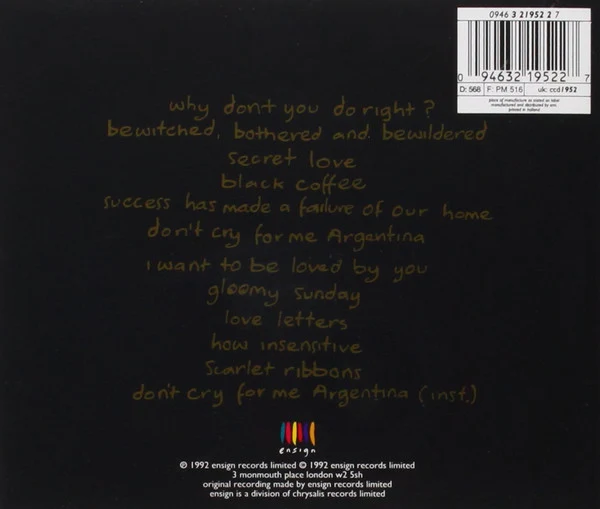 Sinéad O'Connor - Am I Not Your Girl? (CD, Album, RE) - Image 2