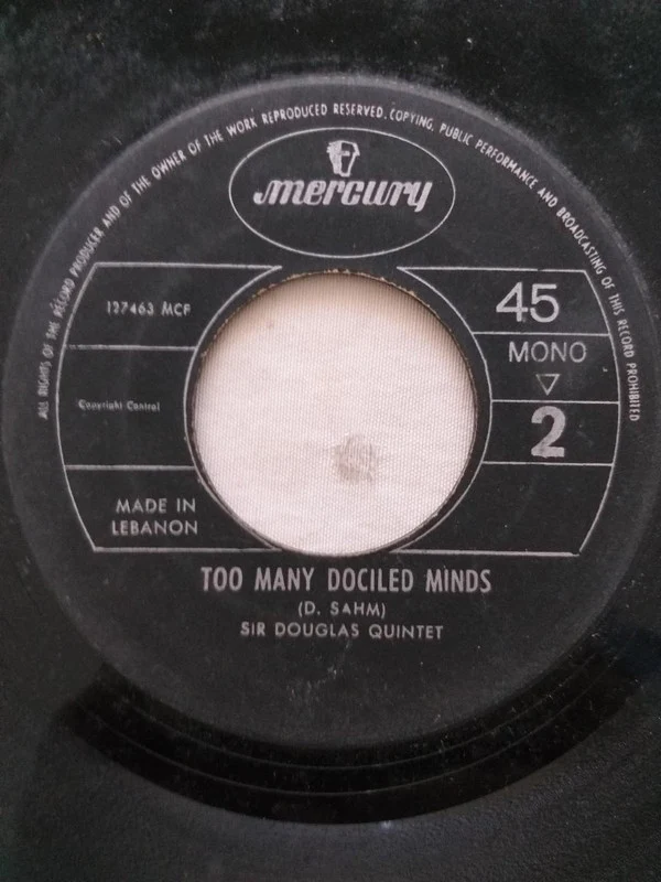 Sir Douglas Quintet - Dynamite Woman (7", Mono) - Image 2