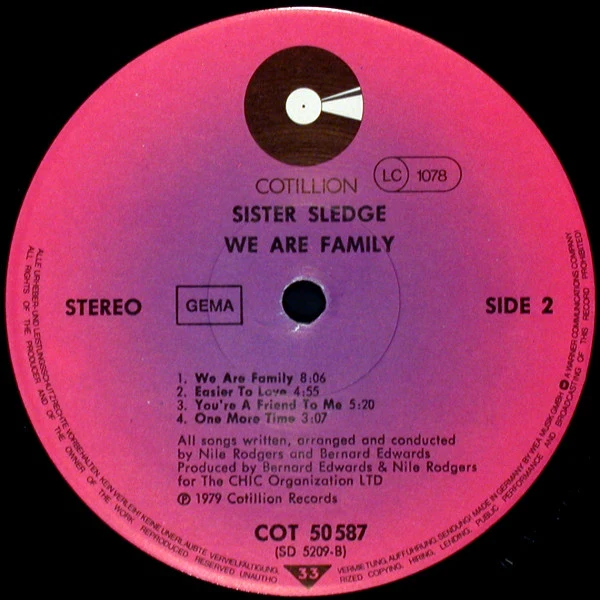 Sister Sledge - We Are Family (LP, Album) - Image 4