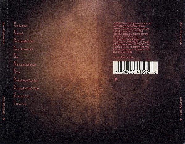 Skin - Fleshwounds (CD, Album) - Image 2