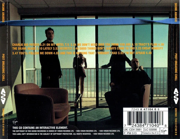 Skunk Anansie - Post Orgasmic Chill (CD, Album, Enh) - Image 2