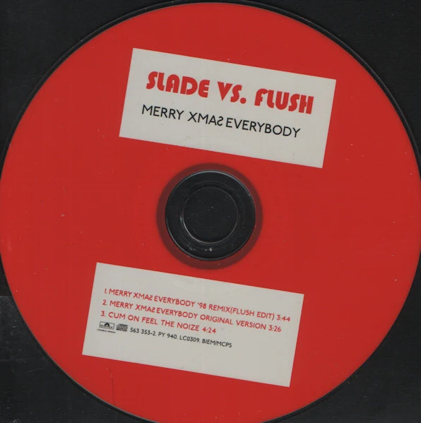 Slade Vs. Flush (8) - Merry Xmaƨ Everybody '98 Remix (CD, Single) - Image 3