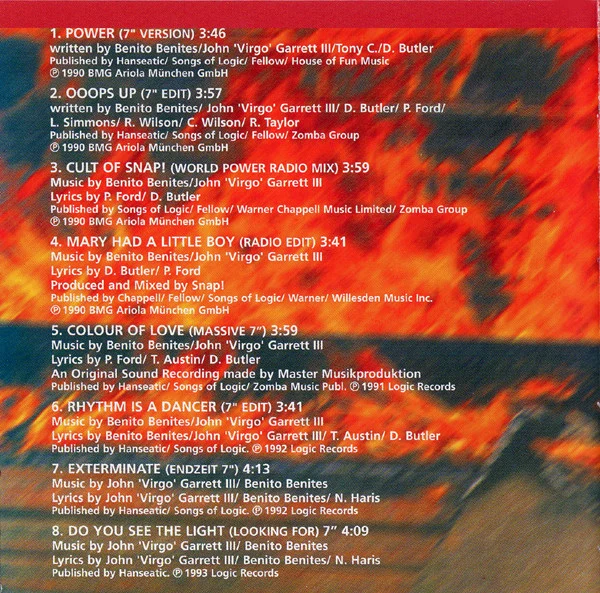 Snap! - Snap! Attack - Best Of (CD, Comp) - Image 5