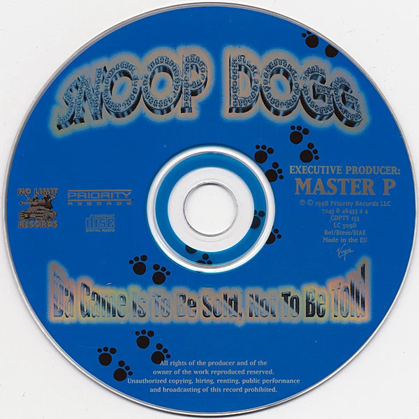 Snoop Dogg - Da Game Is To Be Sold, Not To Be Told (CD, Album, EMI) - Image 3