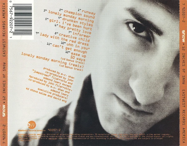 Snow  - 12 Inches Of Snow (CD, Album, ARC) - Image 4