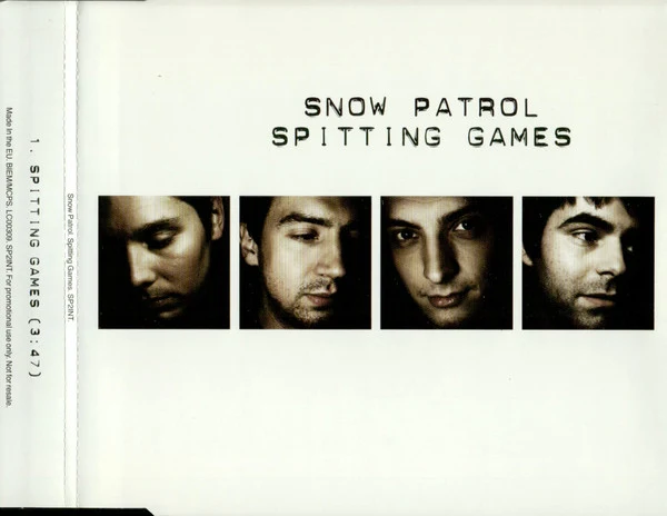 Snow Patrol -  Spitting Games  (CD, Single, Promo)