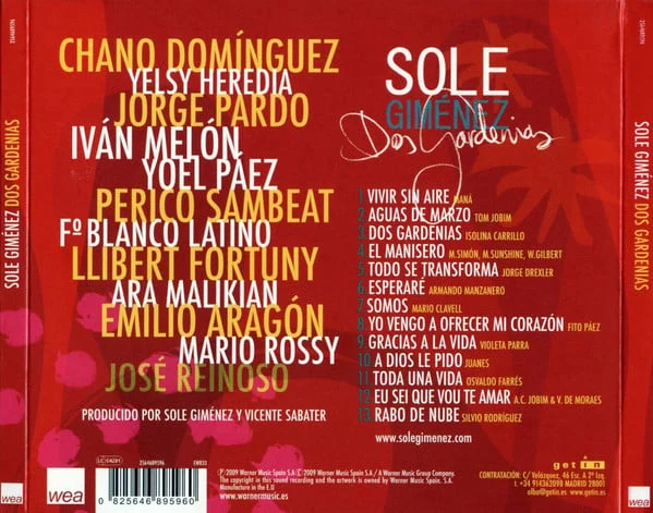 Sole Giménez - Dos Gardenias (CD, Album) - Image 2