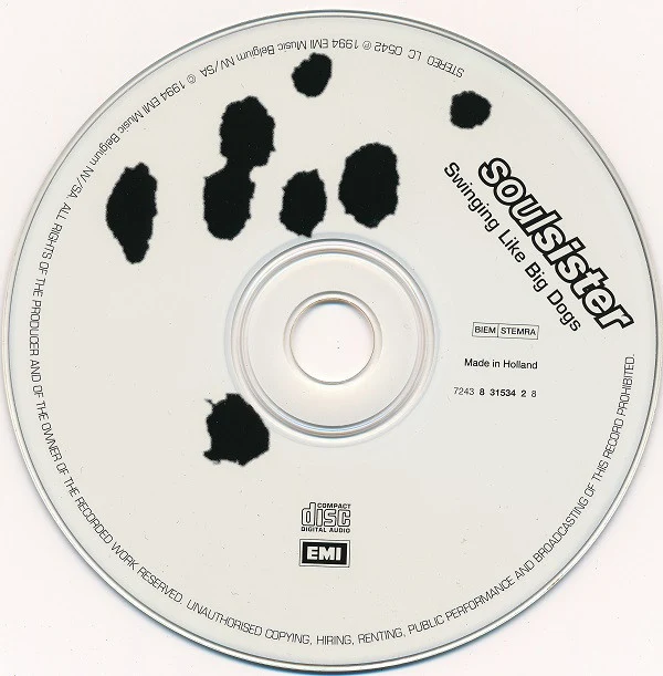 Soulsister - Swinging Like Big Dogs (CD, Album) - Image 3