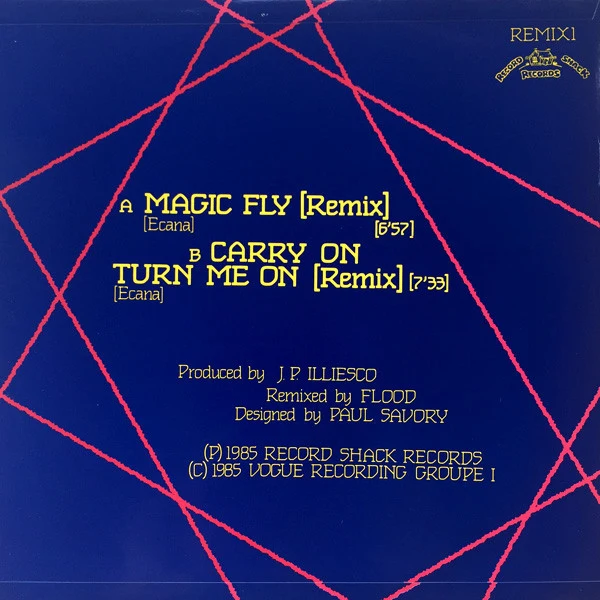 Space - Magic Fly (Remix) (12", Single) - Image 2