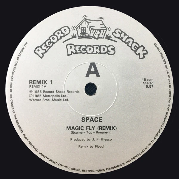 Space - Magic Fly (Remix) (12", Single) - Image 3