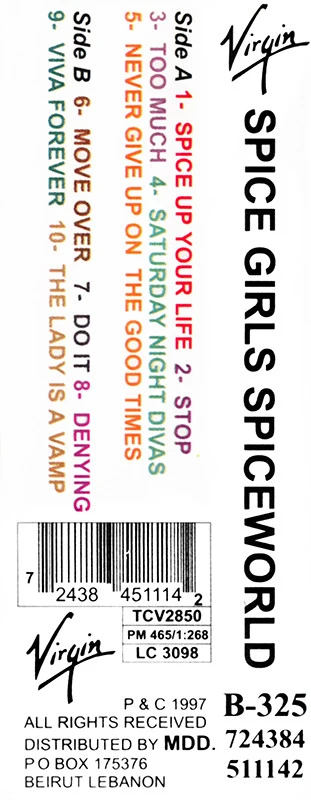 Spice Girls - Spiceworld (Cass, Album) - Image 2