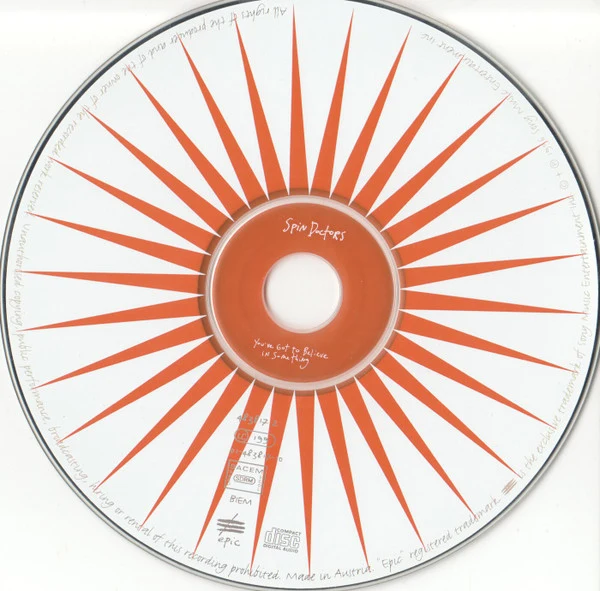 Spin Doctors - You've Got To Believe In Something (CD, Album) - Image 3