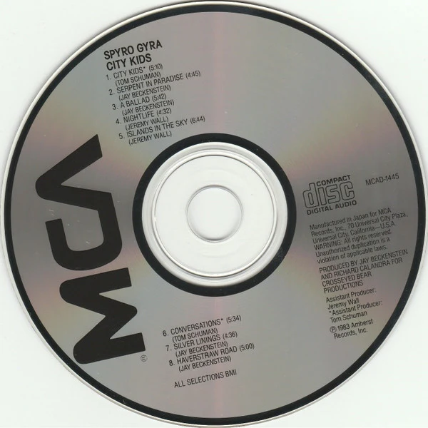 Spyro Gyra - City Kids (CD, Album, RE) - Image 4