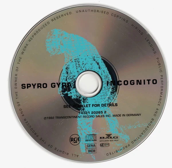 Spyro Gyra - Incognito (CD, Album, RE) - Image 3