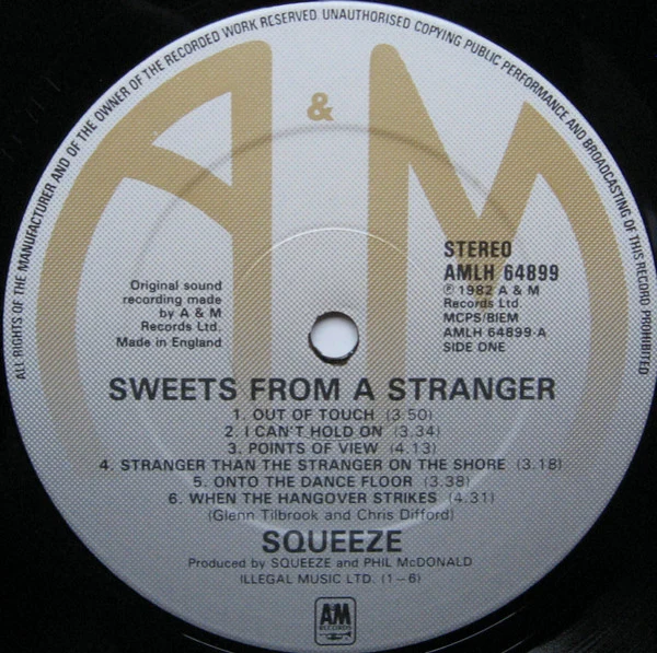 Squeeze  - Sweets From A Stranger (LP, Album) - Image 3
