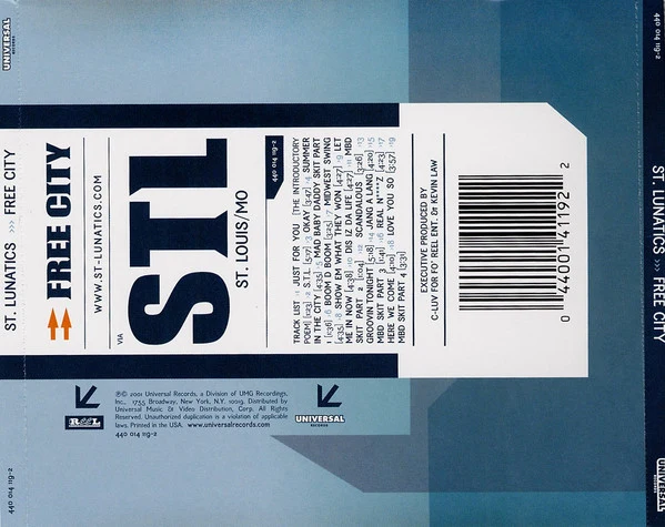 St. Lunatics - Free City (CD, Album) - Image 2