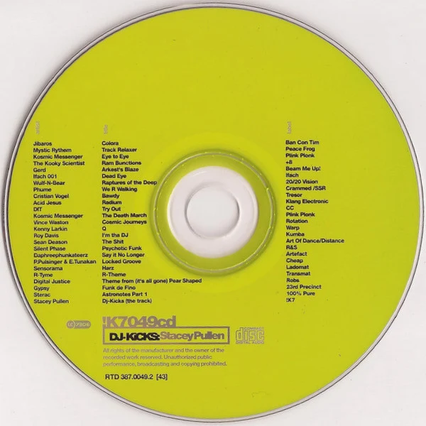 Stacey Pullen - DJ-Kicks (CD, Mixed) - Image 3