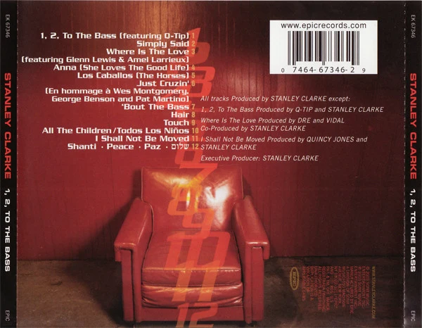 Stanley Clarke - 1,2, To The Bass (CD, Album) - Image 2