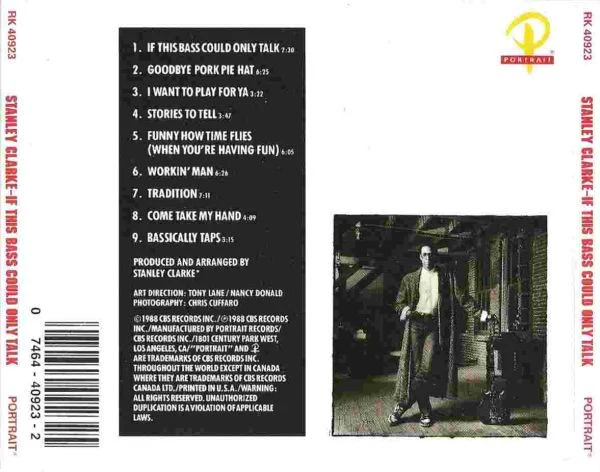 Stanley Clarke - If This Bass Could Only Talk (CD, Album) - Image 2
