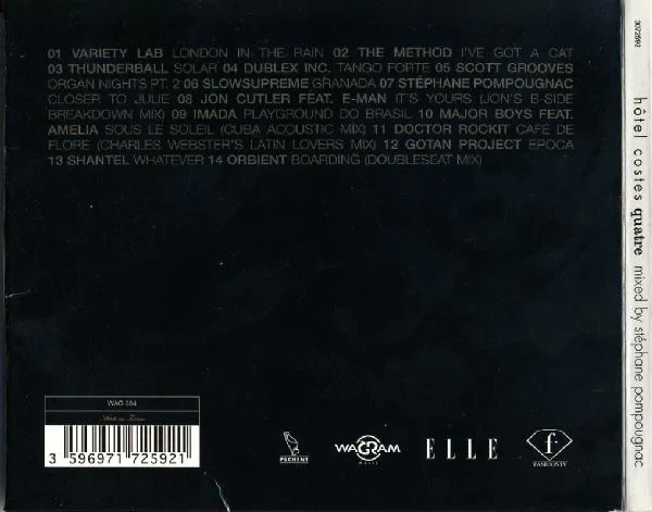 Stéphane Pompougnac - Hôtel Costes Quatre (CD, Comp, Mixed) - Image 2